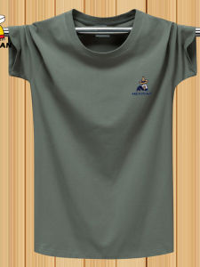 Áo Thun Nam Tay Ngắn Cotton Nguyên Chất Mùa Hè Phong Cách Mỹ Thường Ngày in Họa Tiết Thoáng Khí Thoải Mái Thoải Mái