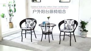 🔥OFFER🔥G HOME Outdoor Furniture Rattan Garden Set 2 Chairs Set Taman Rotan Perabot Luar 2 Kerusi