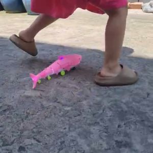 (ĐỒ CHƠI CHO BÉ TRÊN 2 TUỔI) LỒNG ĐÈN ĐỒI CHƠI CÁ MẬP CHẠY PIN CÓ ĐÈN & NHẠC