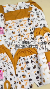 Mayniesbaby 42pcs Baju bayi baru lahir lengkap Setelan baju bayi lengan panjang Set kado baby newborn