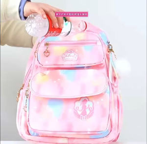Dream Princess Kids School bag (6-15Y) Waterproof Large Capacity Primary School Bag Spine Protection Load Reduction Children’s School Backpacks