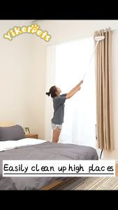 124CM Sticky Lint Roller With Cover Long Sticky Roller Mop Dust Sticky Remover Refillable Carpet Hair Fur Dust 除尘滚轮粘纸