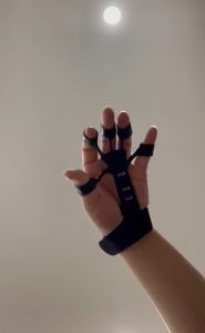 Finger Strengthener Hand Finger Exerciser - Alat Latih Jari Tangan Alat Pelatihan Pergelangan Tangan Silikon Penarik Jari Extender Grip Trainer  Original Impor