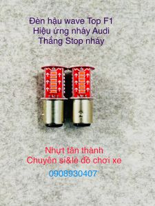 Bóng Đèn Led hậu Nháy Audi chớp đuổi Stop F1 chớp đuổi gắn xe wave/sirus/ex135/win...vv
