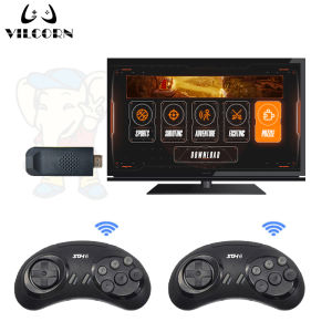 Không Dây 2.4G Retro Tay Cầm Chơi Game Cho SEGA NES Sáng Thế Ký 16-bit Trò Chơi Cổ Điển Dính HD 4200 + Dendy Trò Chơi Truyền Hình MEGA Ổ Bộ Điều Khiển