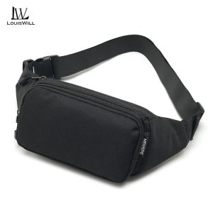 LouisWill Mens Waist Bag Sports Chest Bag Crossbody Bag Outdoor Cycling Bag Waterproof Bag Lightweight Casual Bag Fitness Bag Phone Bag Versatile Fashion Chest Bag Travel Bag