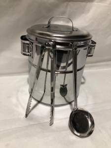 DANDANG BAKSO MINI FULL STAINLES 22cm PENDEK FREE CENTONG CAPIT MURAH COD