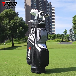 PGM New Style Golf Bag 14 Divider Waterproof Golf Cart Bag with Individual Water Bottle Pocket and Golf Club Placed Upside Down Design QB134