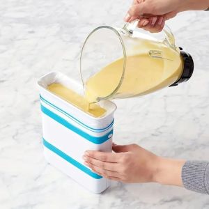 Freeze Up Food Block Maker 3D Soup Freezing Mold Kitchen Ice Making Tool Food Freezer Container Mold for Soup Broth Sauce Butter