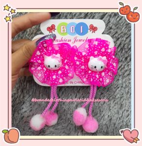 (1 PASANG) JEPIT RAMBUT ANAK POM-POM / JEPIT RAMBUT ANAK JUNTAI / JEPIT RAMBUT ANAK LUCU / KIDS CUTE HAIR CLIP / PM6821