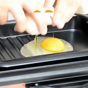3 In 1 Electric Breakfast Machine Toaster Oven Home Coffee Maker Pizza Egg Tart Oven Frying Pan Bread Maker