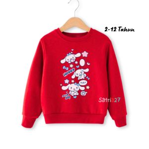 Sweater Anak Cinnamorol Hoodie Anak Sweater Anak laki-laki perempuan Usia 2-12th hoodie anak perempuan