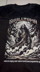 Kampunk Tshirt Streetwear Distro Skulltopia Desain Premium Polyester Quality - 101