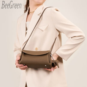 BeeGreen กระเป๋าสะพายข้างตกแต่งลายช้างกระเป๋าสะพายหนังใบเล็กจริง สำหรับผู้หญิง กระเป๋าใส่โทรศัพท์มือถือแบบลำลองทุกวัน