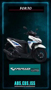 MIKA MICA STOPLAMP VARIO 125 150 ABS CBS ISS KEYLESS KEY LESS LAMPU STOP LAMP BELAKANG 2018-2024 NEW