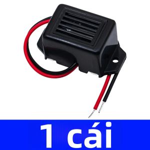 Mini 12V 85dB Báo Động Bằng Còi Cơ Khí Âm Thanh Không Đổi Còi Điện Tử Có Nắp Pin Cho Máy Đuổi Chuột DC 400 ± 100Hz
