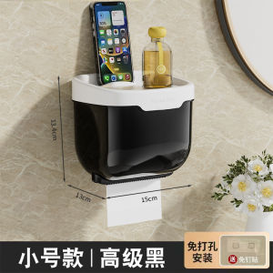 ชั้นวางกระดาษชำระสไตล์ Scandanavian สำหรับห้องน้ำ ไม่ต้องเจาะรู ชั้นวางกระดาษชำระแบบหมุนได้ อุปกรณ์สำหรับจัดระเบียบในครัวเรือน