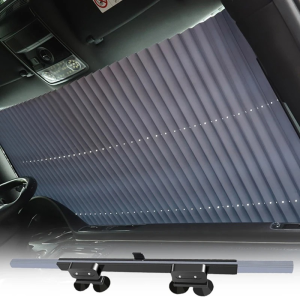 Car Retractable Windshield Sunshade Anti-UV Car Front Window Curtain Sun Shade Block Film Folding Protector Covers