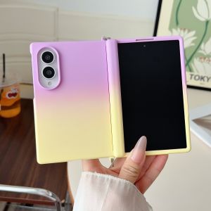 szhaiyu | For Samsung Galaxy Z Fold Wide Fold8 Luxury Matte Gradient Case for Magsafe Magnetic Color Contrast Hinge Protection Cover