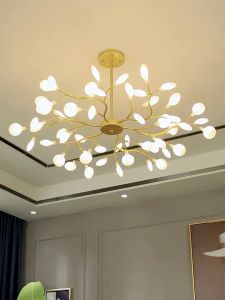 【DARA】chandellier light for dining kitchen living room modern gold design ceiling lights stairs lamp