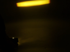 High brightness car modification LED headlight lens headlight U+L-shaped double bracket white yellow red devil eye grille spotlight