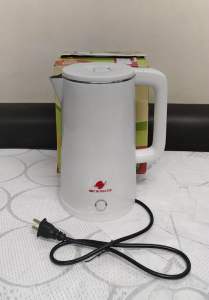 Micromatic Electric Kettle 1.8L Blue and White with Dry Boiling Protection System MCK-1824