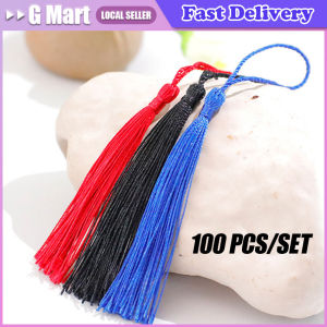 100pcs Bookmark Tassels Long Hanging Tassel Fringe DIY Crafts Decor Supplies Curtains Garment Sewing Accessories