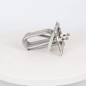 3000W 220V 67x67mm Stainless Steel Square Lid 4 Coil Heater - Heating Element with Waterproof Ring for Steam Generator