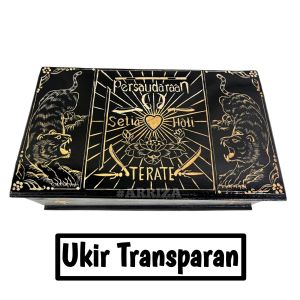 KOTAK MORI PSHT KAYU JATI UKIR MACAN HARIMAU (FREE UKIR NAMA) TEMPAT PENYIMPANAN SABUK MORI PENCAK SILAT SETIA HATI TERATE 1922