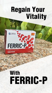 Ferric-P Iron Botanical Drink Increase Hb & Energy Apple Flavour High Absorption 15 Sachets Exp:12/12/2026