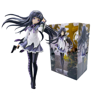 18CM Puella Magi Madoka Magica Aniem Figure Akemi Homura Magic Girl PVC Anime Action Figures Model Anime Cartoon Model Toy Gift