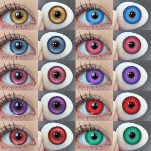 EYESHARE 1pair Cosplay Color Contact Lenses For Eyes Anime Colored Lenses Purple red Multicolored Lenses Colorful Contact Lens