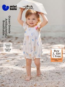MINI BALA | Mini Summer Bamboo Cotton Breathable Moisture-wicking Sweet Romper
