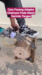 ADAPTOR GERINDA JADI SENSO ADAPTOR MINI CHAINSAW MESIN GERINDA CHAIN SAW STAND
