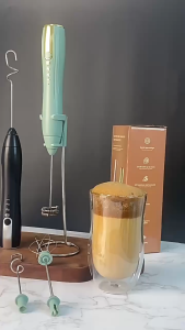 [In Stock]Electric Handheld Portable Whisk Egg Beater Rechargeable  Milk Frother Raya Baking Tool Kitchen Mixer 搅拌器