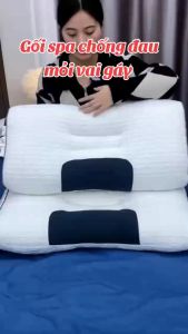 Gối Spa Chống Đau Mỏi Vai Gáy - Giảm Mệt Mỏi Căng Thẳng Giúp Giấc Ngủ Sâu Và Ngon