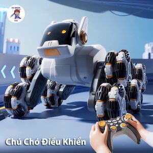 Đồ Chơi Robot Chú Cún Cyber Dog - Điều Khiển Từ Xa 2.4Ghz Phun Khói Vượt Địa Hình Vui Nhộn