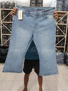 Celana 7/9 Cutbray Jeans Lione Size Jumbo Celana Highwaist Jeans