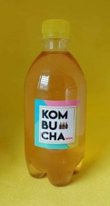 Organic Kombucha Plain Tea 500 ML (Ready-to-Drink and Unflavored)