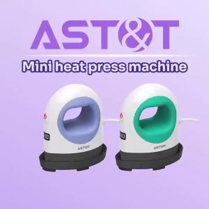 MINIA All-in-One Mini Heat Press Machine | 14-Temp Customization for T-Shirts Hats & Crafts |