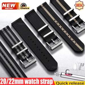 20mm 22mm Nylon Canvas Watch Strap for Omega Quick Release Band for Samsung Galaxy4/5/6/7 40mm 44mm Classic Women Men Wristband