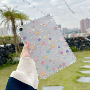 Flowers Transparent Tablet Case For Samsung Tab S7 Plus S6 Lite A9 A11 8.7 Inch A8 S9 S10 FE X207 P620 S9 FE S10 Plus Silicone