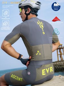 evr | Mens Quick Drying Breathable Cycling Jersey Summer Short Sleeve