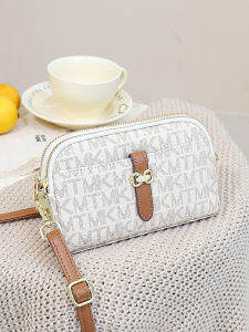 กระเป๋าสะพายข้างมือถือพิมพ์ลายตัวอักษรแบบลำลองสำหรับเดินทาง กระเป๋าสะพายข้างผู้หญิง กระเป๋าสะพายข้าง PU ขนาดเล็ก ปิดด้วยซิป