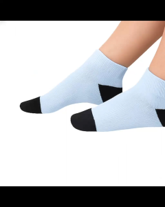 #XGMY # 12 Childrens Sports Socks Boys Cotton Thick Medium Socks Korean Color blocked Design Summer Color blocked Girls Seasonal Breathable Short Socks 4-8 Years Old