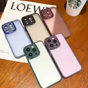for Xiaomi Redmi 12C/Samsung A04 Frosted Hidden Lens Stand Matte TPU Phone Case