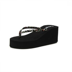 JIFANPAUL | Thick Soled Platform Flip Flops Beach Sandals