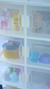 AKAKO - LEMARI RAK PIRING PLASTIK 2 PINTU SUSUN 2 3 DAN 4/ Kode : RPS-2P