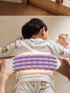 CHEZHURIJI | Bendable 4 Row Spike Massage Roller for Sensory Development and Muscle Relaxation Leg