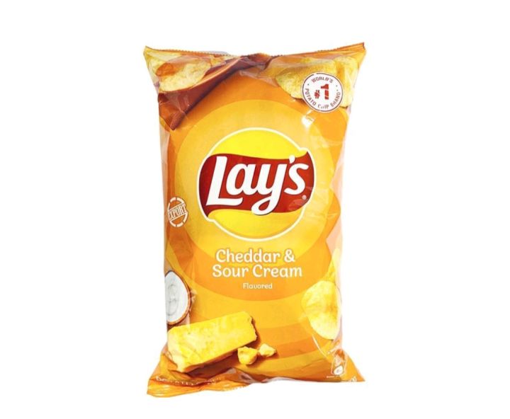 Lay's Cheddar & Sour Cream Potato Chips 170g Lazada PH